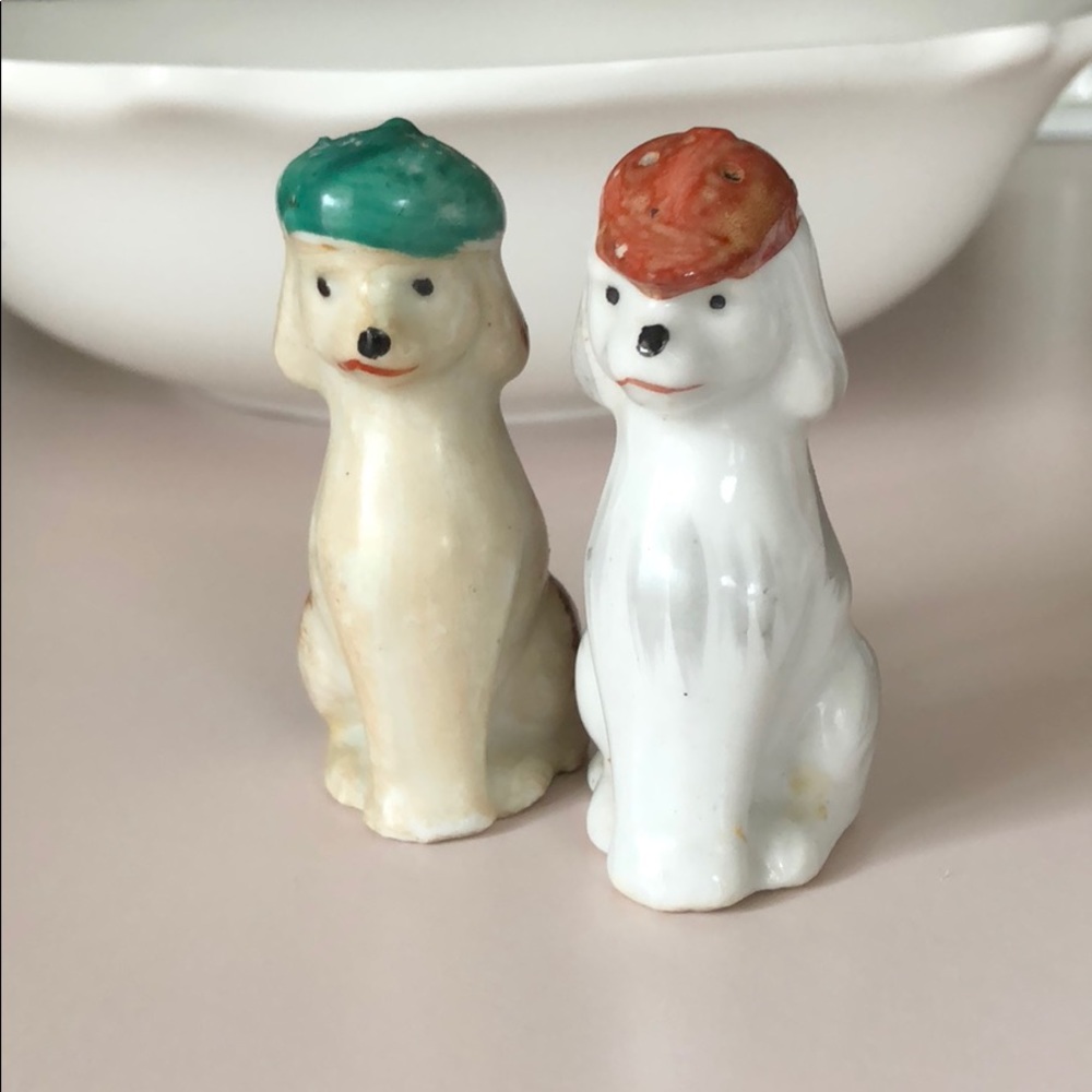 Vintage Dog Salt & Pepper Shakers